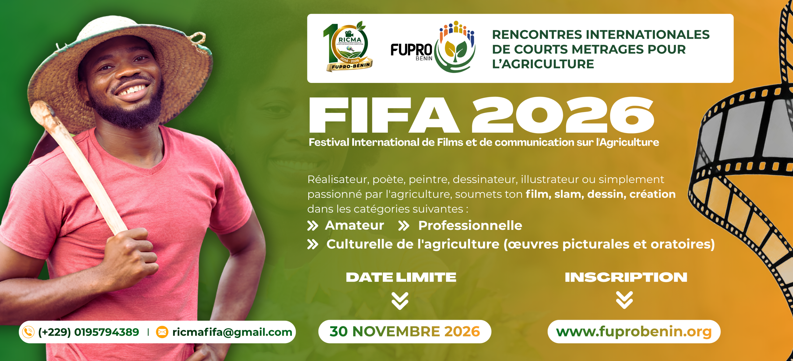 APPEL A FILMS FIFA 2026